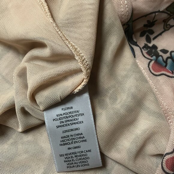 Steve Madden Tattoo Biker style Meshy Light Top !! NEW - Picture 2 of 6